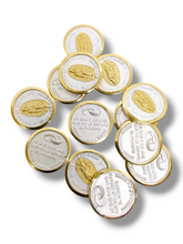 Cargar imagen en el visor de la galería, ARRAS VIRGEN DE GUADALUPE MONEDAS BISEL ORO LAMINADO