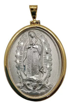 Cargar imagen en el visor de la galería, Medalla Plata Virgen de Guadalupe / Juan Pablo II