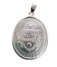 Cargar imagen en el visor de la galería, Medalla Grande De Plata Troquel Antiguo