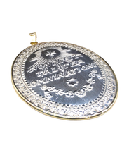 Cargar imagen en el visor de la galería, Medalla Extra grande Virgen De Guadalupe bisel oro 14 k