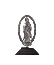 Cargar imagen en el visor de la galería, VIRGEN DE GUADALUPE OVAL CON BASE