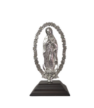 Cargar imagen en el visor de la galería, VIRGEN DE GUADALUPE OVAL CON BASE