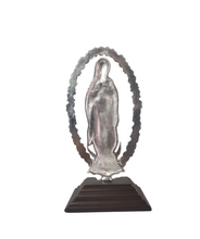 Cargar imagen en el visor de la galería, VIRGEN DE GUADALUPE OVAL CON BASE