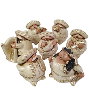 Cargar imagen en el visor de la galería, Juego de mariachi de barro