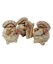 Cargar imagen en el visor de la galería, Juego de mariachi de barro