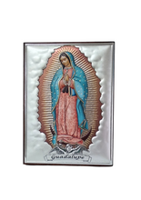 Cargar imagen en el visor de la galería, Retablo plata chico / Virgen de Guadalupe