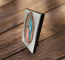 Cargar imagen en el visor de la galería, Retablo plata chico / Virgen de Guadalupe