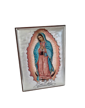 Cargar imagen en el visor de la galería, Retablo plata chico / Virgen de Guadalupe