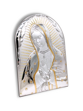 Cargar imagen en el visor de la galería, RETABLO ITALIANO PLATA VIRGEN DE GUADALUPE