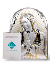 Cargar imagen en el visor de la galería, RETABLO ITALIANO PLATA VIRGEN DE GUADALUPE