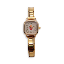 Cargar imagen en el visor de la galería, Reloj Dorado De Pulsera Eslabon Italiano