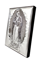 Cargar imagen en el visor de la galería, Retablo plata chico / Virgen de Guadalupe