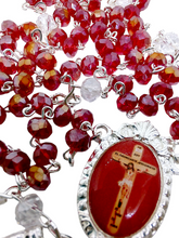 Cargar imagen en el visor de la galería, Rosario cristal Preciosa sangre