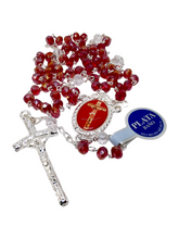 Cargar imagen en el visor de la galería, Rosario cristal Preciosa sangre