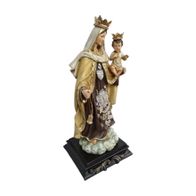 Cargar imagen en el visor de la galería, Virgen Del Carmen Decorado Artesanal Con Pedreria