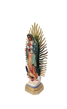 Cargar imagen en el visor de la galería, VIRGEN DE GUADALUPE RESINA / 20 CM