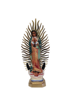 Cargar imagen en el visor de la galería, VIRGEN DE GUADALUPE RESINA / 20 CM