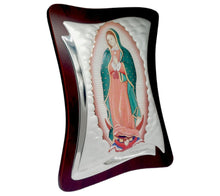 Cargar imagen en el visor de la galería, Retablo Plata Virgen De Guadalupe Color