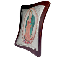 Cargar imagen en el visor de la galería, Retablo Plata Virgen De Guadalupe Color
