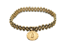 Cargar imagen en el visor de la galería, Pulsera petatillo con medalla | Virgen de Guadalupe