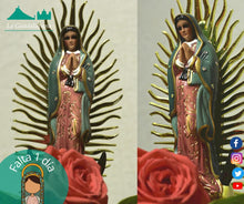 Cargar imagen en el visor de la galería, VIRGEN DE GUADALUPE RESINA / 20 CM