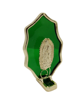 Cargar imagen en el visor de la galería, Virgen de Guadalupe artesanal | Vitral con base