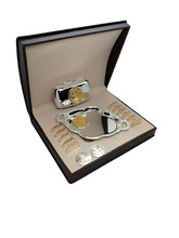 Cargar imagen en el visor de la galería, Set de Arras matrimoniales con monedas San Benito | Plata .925