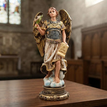 Cargar imagen en el visor de la galería, La Guadalupana Estatua Arcángel Gabriel En Resina
