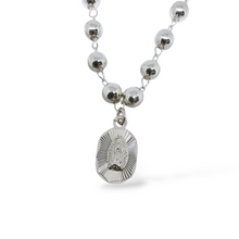Cargar imagen en el visor de la galería, Pulsera Decenario Plata 0.925 Con Medalla Virgen Guadalupe
