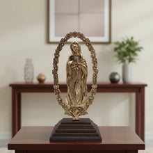 Cargar imagen en el visor de la galería, VIRGEN DE GUADALUPE OVAL  CON BASE

