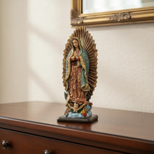 Cargar imagen en el visor de la galería, Virgen De Guadalupe De Resina Decorada
