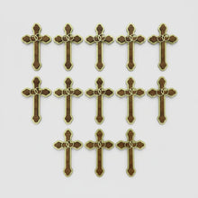 Cargar imagen en el visor de la galería, Cruz madera con alianzas Set 13 piezas
