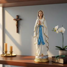 Cargar imagen en el visor de la galería, Virgen del Rosario en resina 40 cm
