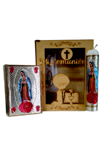 Cargar imagen en el visor de la galería, Estuche de primera comunión Virgen de Guadalupe
