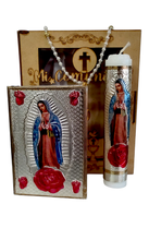 Cargar imagen en el visor de la galería, Estuche de primera comunión Virgen de Guadalupe
