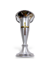 Cargar imagen en el visor de la galería, FLORERO  ALUMINIO  CERRADO    25 cm
