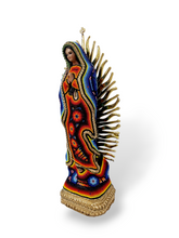 Cargar imagen en el visor de la galería, Virgen De Guadalupe Decorada Con Arte Huichol
