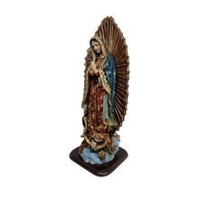 Cargar imagen en el visor de la galería, Virgen De Guadalupe De Resina Decorada
