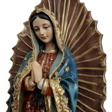 Cargar imagen en el visor de la galería, Virgen De Guadalupe De Resina Decorada

