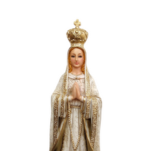 Cargar imagen en el visor de la galería, Virgen De Fátima - Figura En Resina
