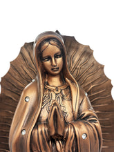 Cargar imagen en el visor de la galería, Virgen Guadalupe Bronce 40 cm
