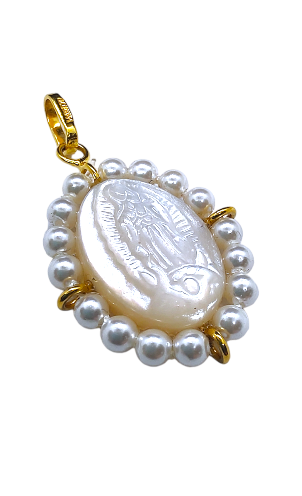 Medalla mini madre perla