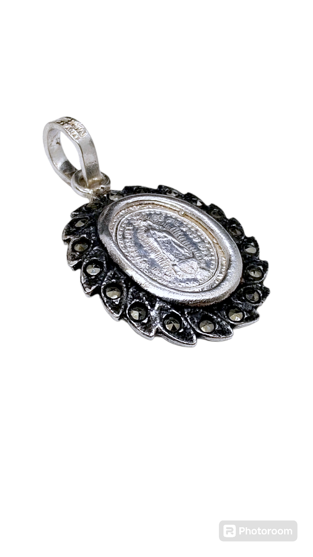 Medalla plata con marquesitas | Mini