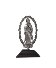 Cargar imagen en el visor de la galería, VIRGEN DE GUADALUPE OVAL  CON BASE
