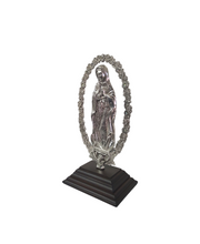 Cargar imagen en el visor de la galería, VIRGEN DE GUADALUPE OVAL  CON BASE
