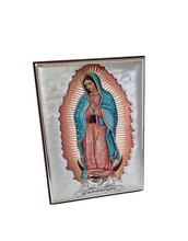 Cargar imagen en el visor de la galería, Retablo plata chico / Virgen de Guadalupe
