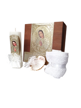 Cargar imagen en el visor de la galería, Kit de bautizo Virgen de Guadalupe
