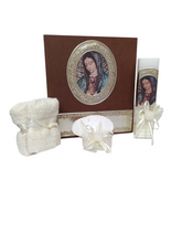 Cargar imagen en el visor de la galería, Kit de bautizo Virgen de Guadalupe
