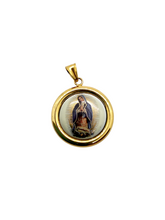 Cargar imagen en el visor de la galería, Medalla de porcelana 14 K
