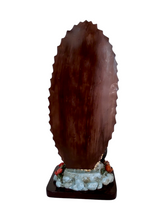 Cargar imagen en el visor de la galería, Figura de la Virgen de Guadalupe de Resina decorada con Pedrería
